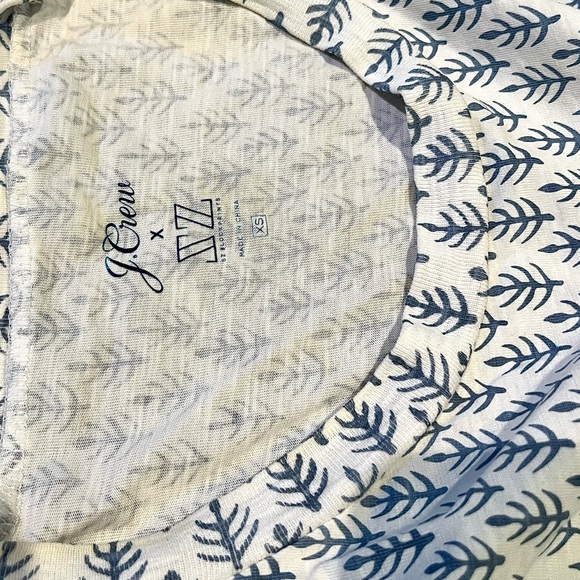 SZ Blockprints x J. Crew Leaf T-Shirt - Picture 4 of 8